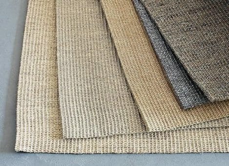photo of layered rugs
