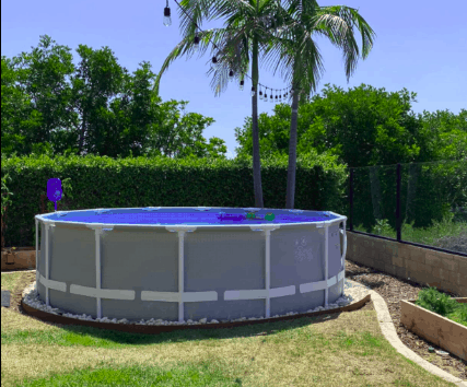 photo of framed pool