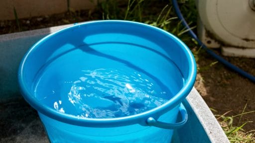 photo of water bucket
